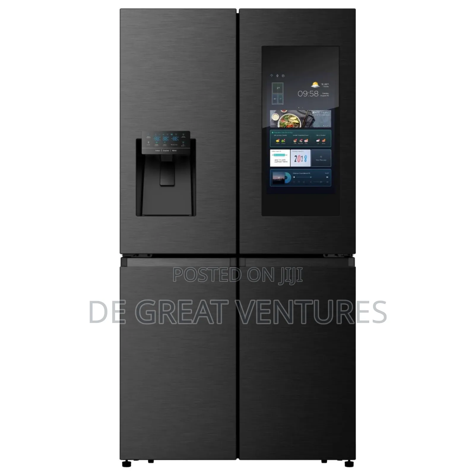 Brand New Hisense Side-by-Side 626l Led Display Refrigerator