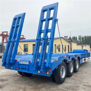 Heavy Duty Low Bed 120ton Truck Trailer