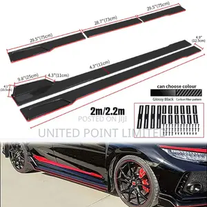 Car Side Skirts Extension Spoiler Rocker Panels Lip