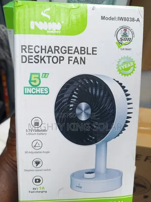 Rechargeable Desktop Hand Fan
