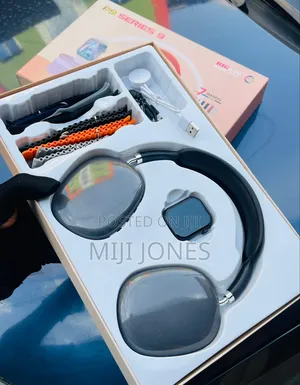 "P9 Multi-Strap Smartwatch Package - 7 Straps Headphone"