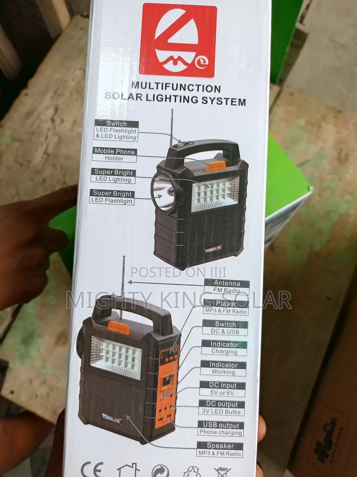 This Is Solar System With Radio and Bulb