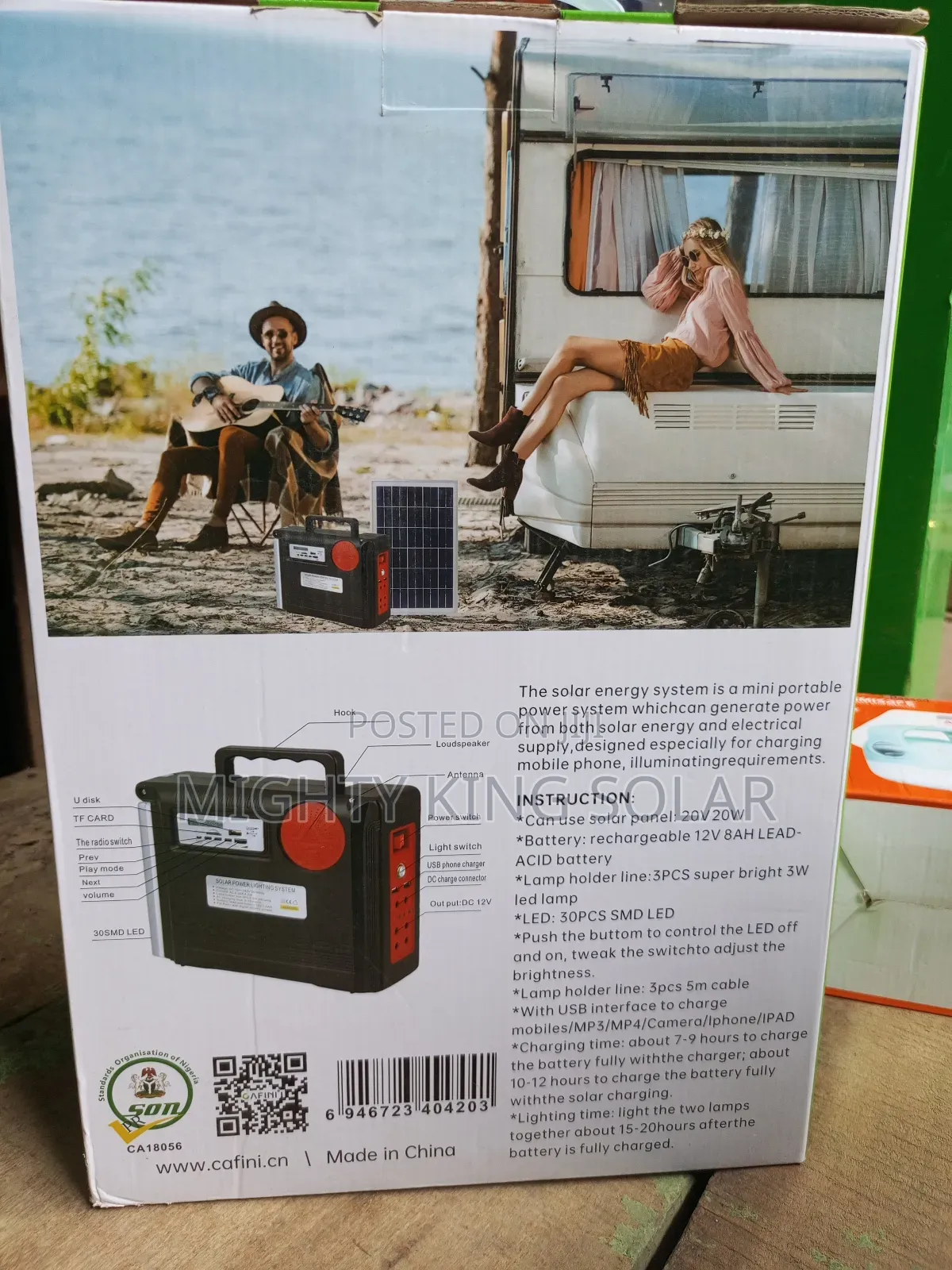 This Is Your Cafini Solar Generator