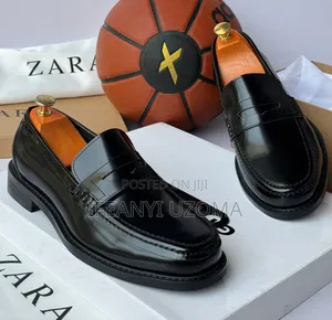 Zara Luxury Black Corporate Shoe