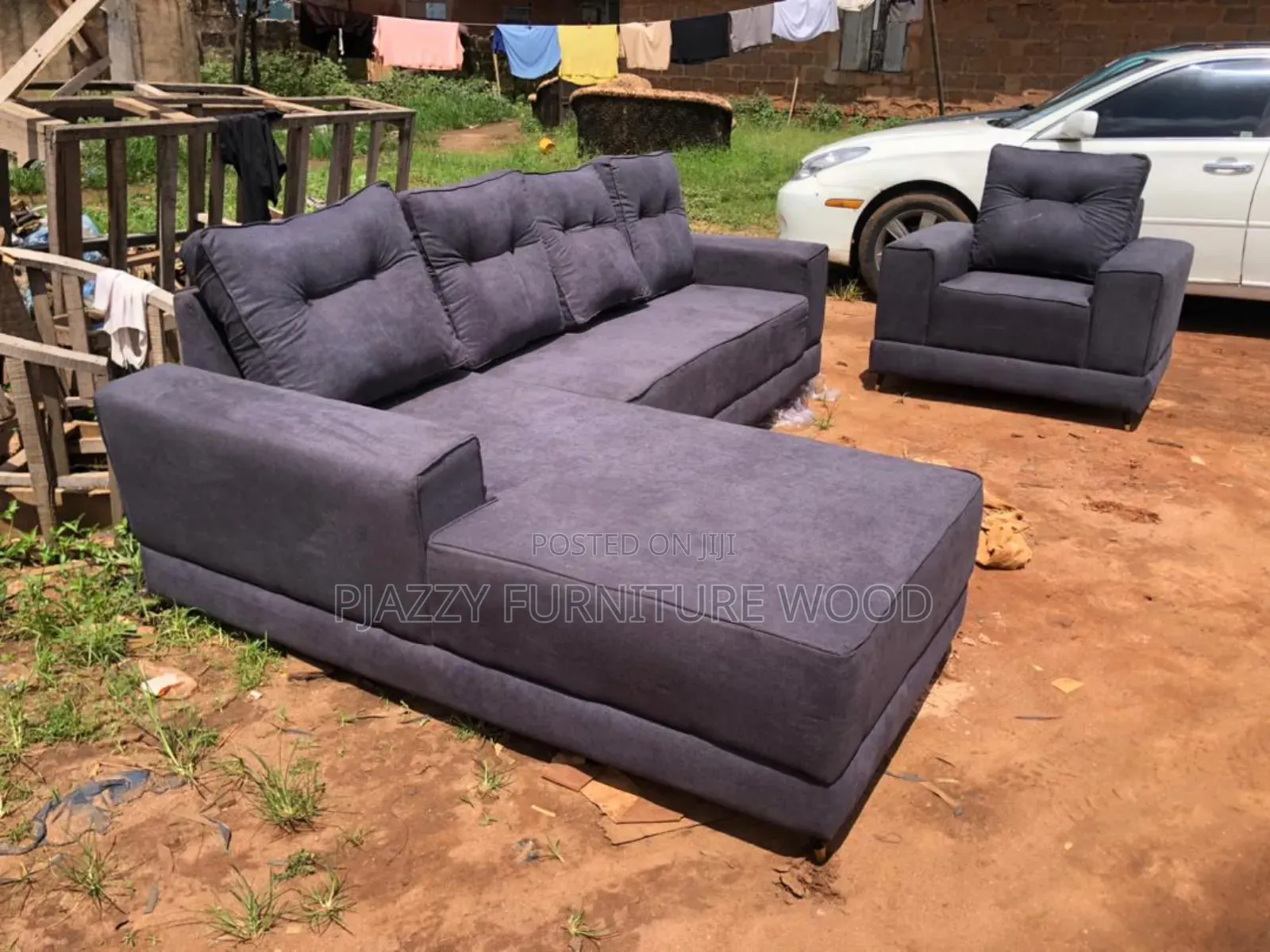 Hand Made L Shape Sofa
