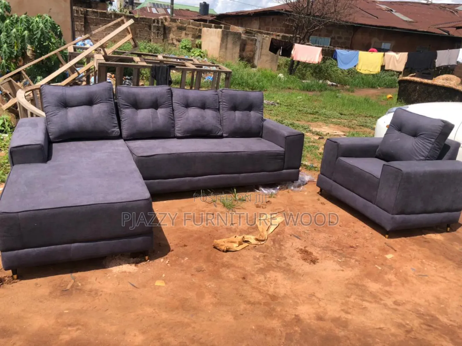 Hand Made L Shape Sofa