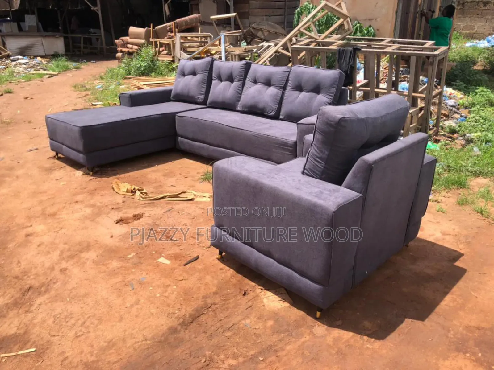 Hand Made L Shape Sofa