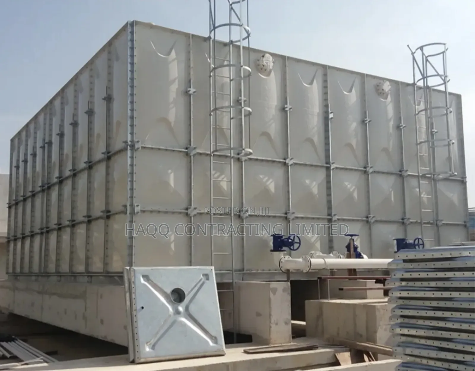 Fibreglass GRP Sectional Water Storage Tank