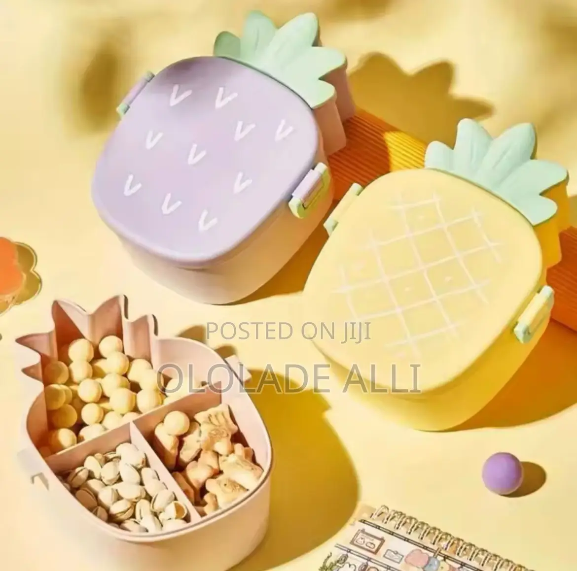 Pineapple Shaped Candy Box, Cute Nuts