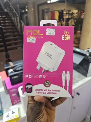 Mol 65w Gan Charger Universal Laptop and Phone Charger