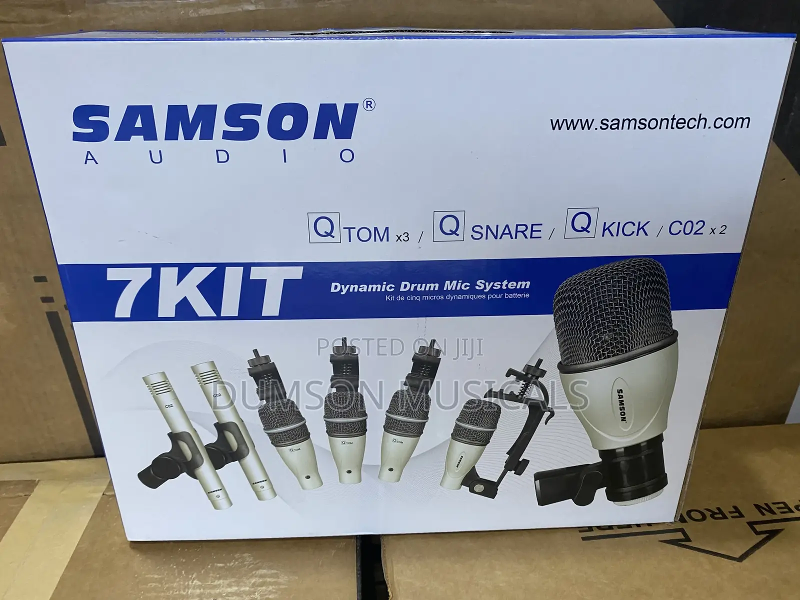 Samson 7kit Dynamic Drum Mic System