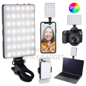 Mini Fill Led Light for Video Photography Lighting With Clip
