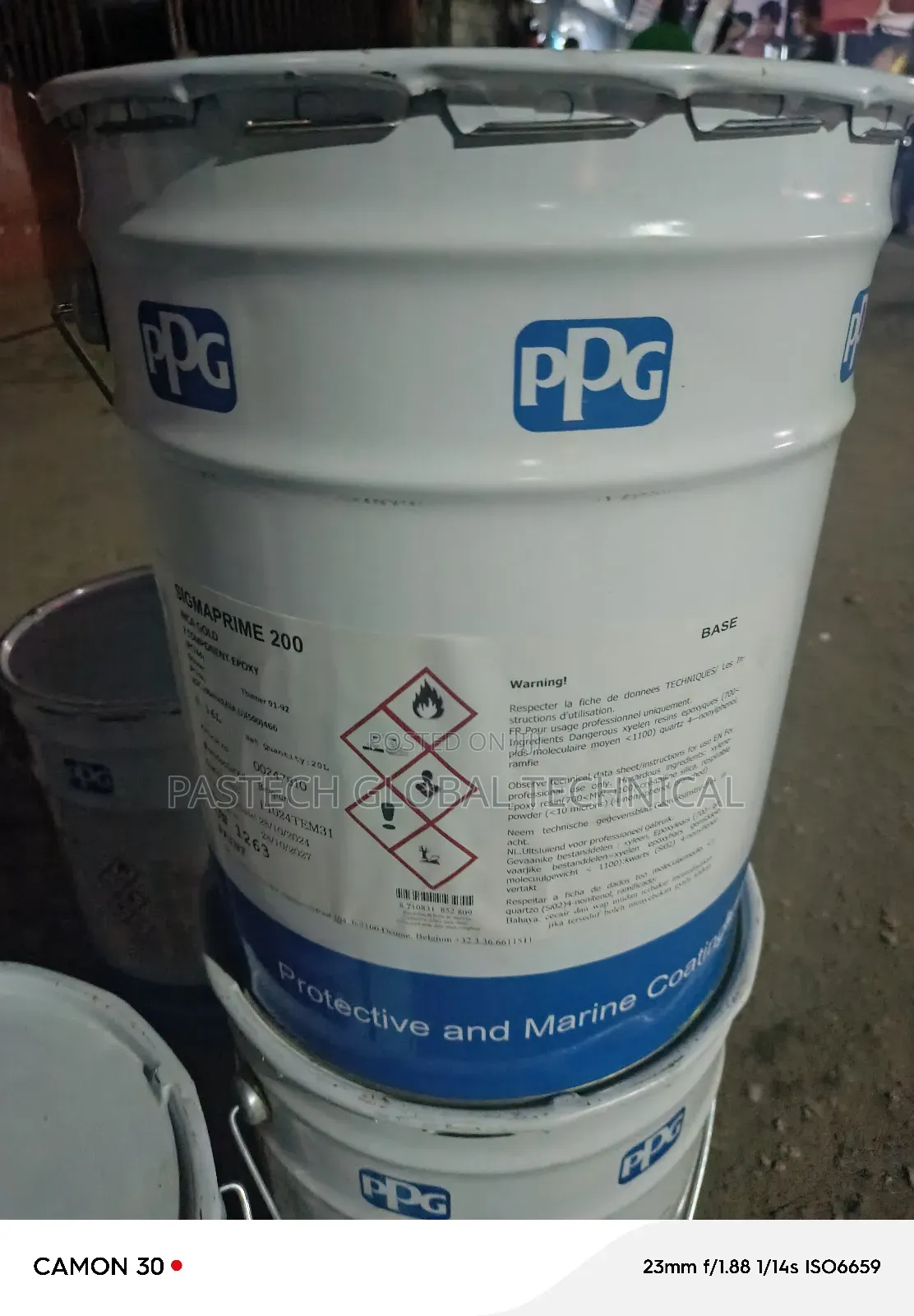 PPG Sigmaprime 200 a/B Component Marine