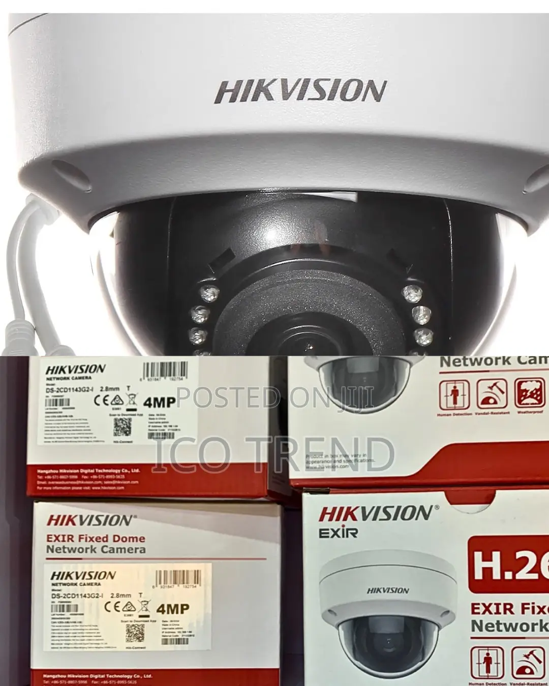 4mp Fixed Dome Network Camera High Quality