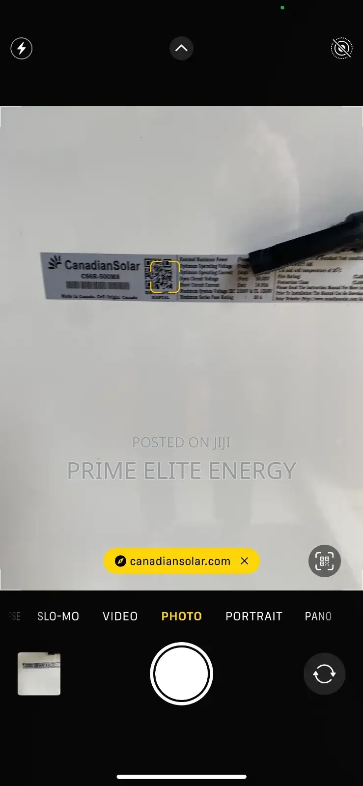 500watts Canadian Solar Panel