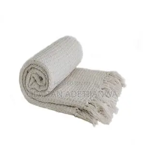 Grey Cozy Sofa Throw Blanket for Living Space