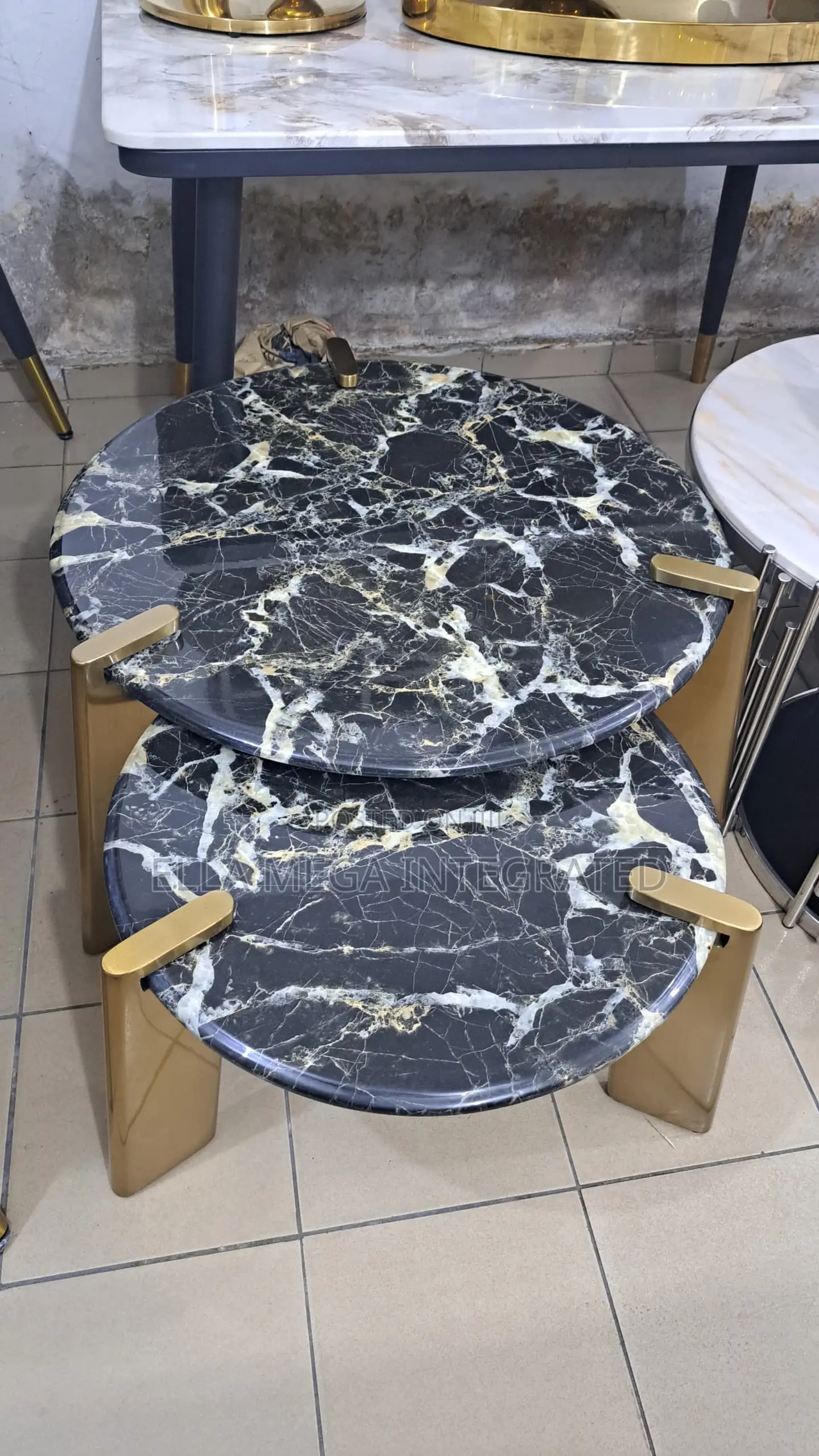 Marble Top 2in1 Center Table
