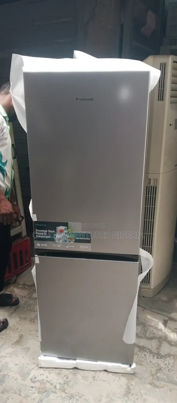 Hisence Half Half Double Door Refrigerator,Low Consumption