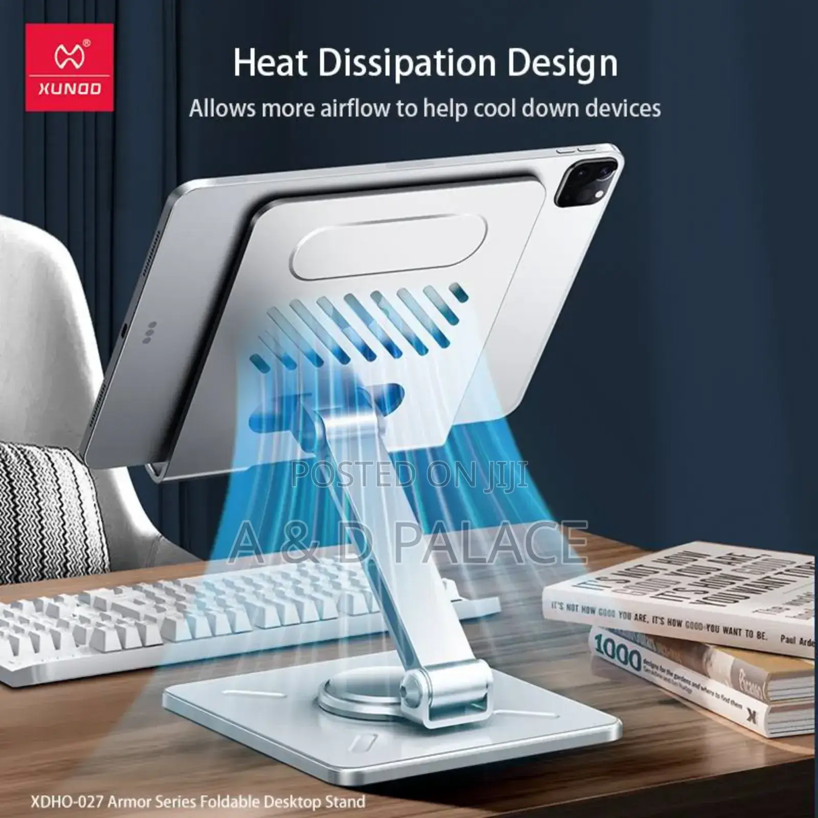 Stainless Steel Foldable Laptop Stand