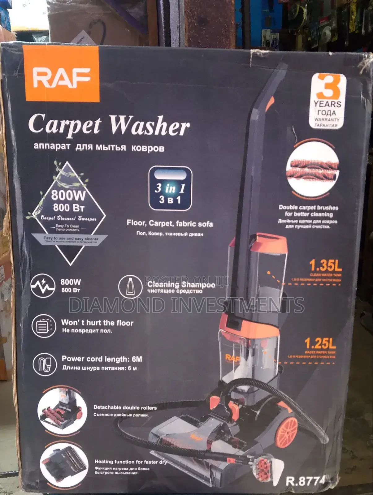 Carpet Washer 3in 1