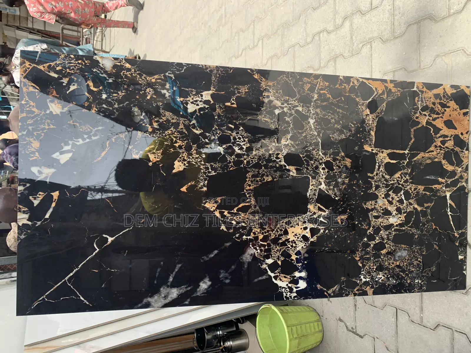 Black Designed Tiles 60cm * 120cm