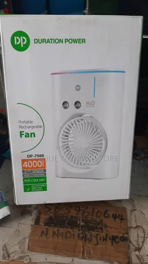 Dp Rechargeable Fan With Water Cooling and Night Light