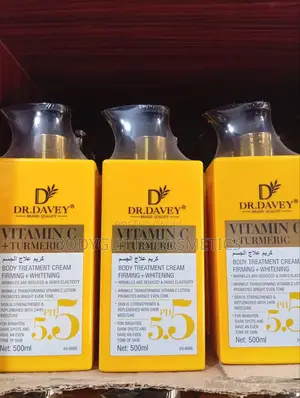 Dr Davey Vitamin C+Turmeric Body Treatment Cream