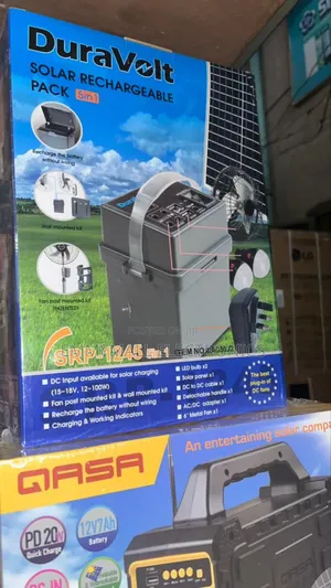 Solar Rechargeable Kit With Bulb and Panel