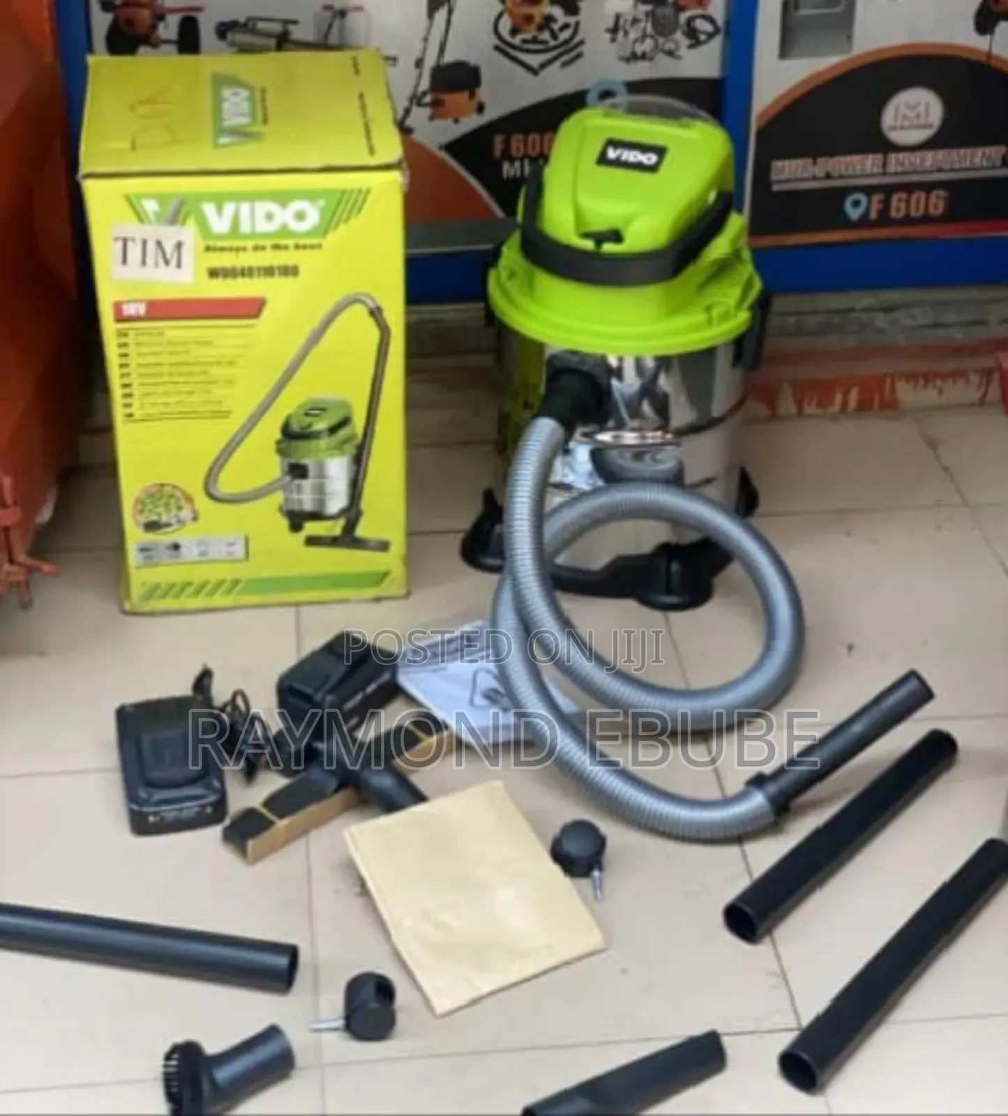 Vido Vacuum Cleaner 20l Cordless