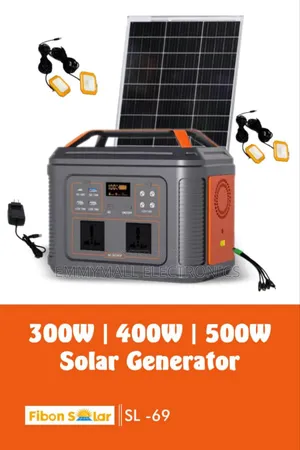 400/500w Solar Generator With Panel