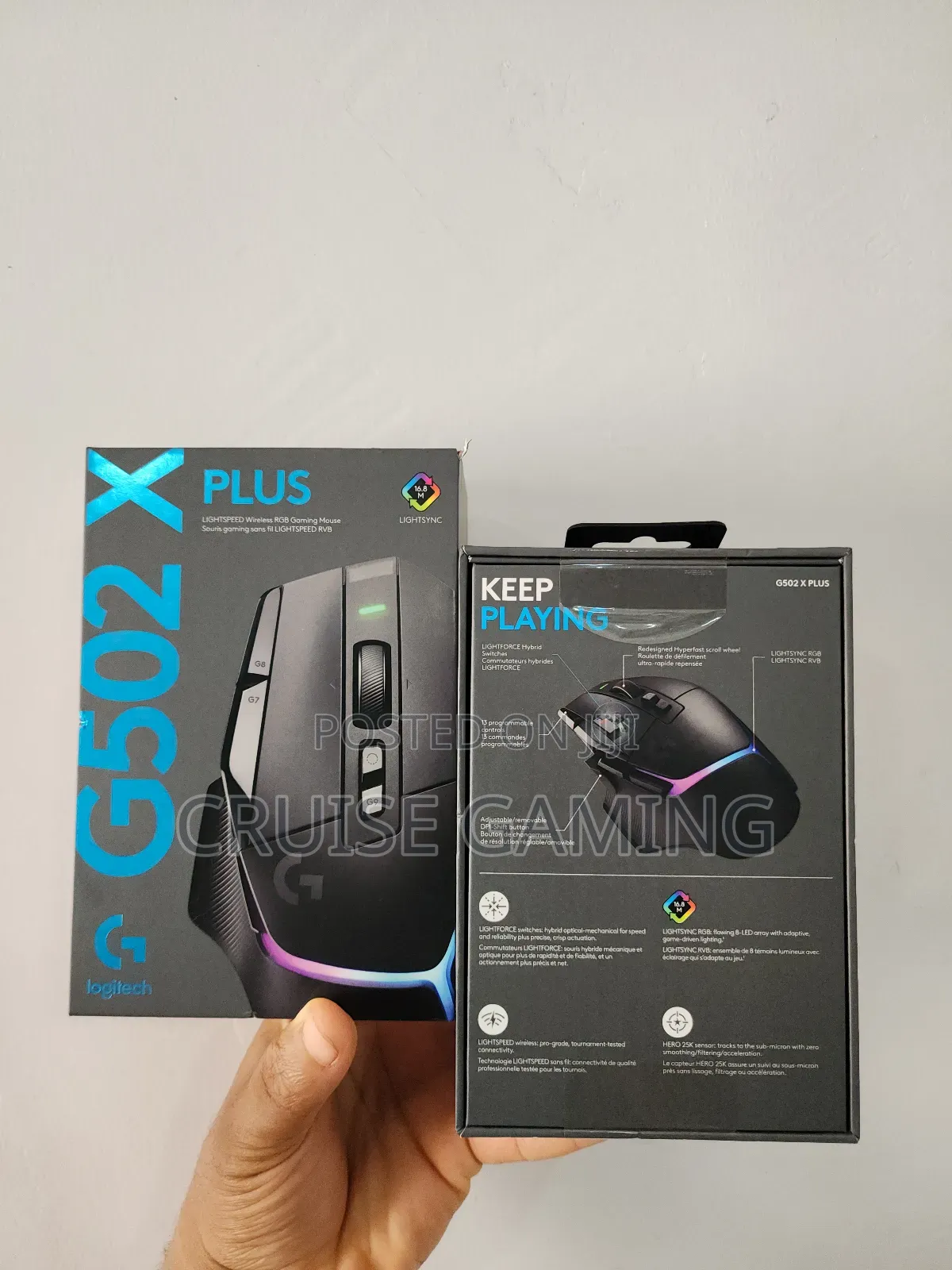 Logitech G502 X Plus Lightspeed Wireless RGB Gaming Mouse