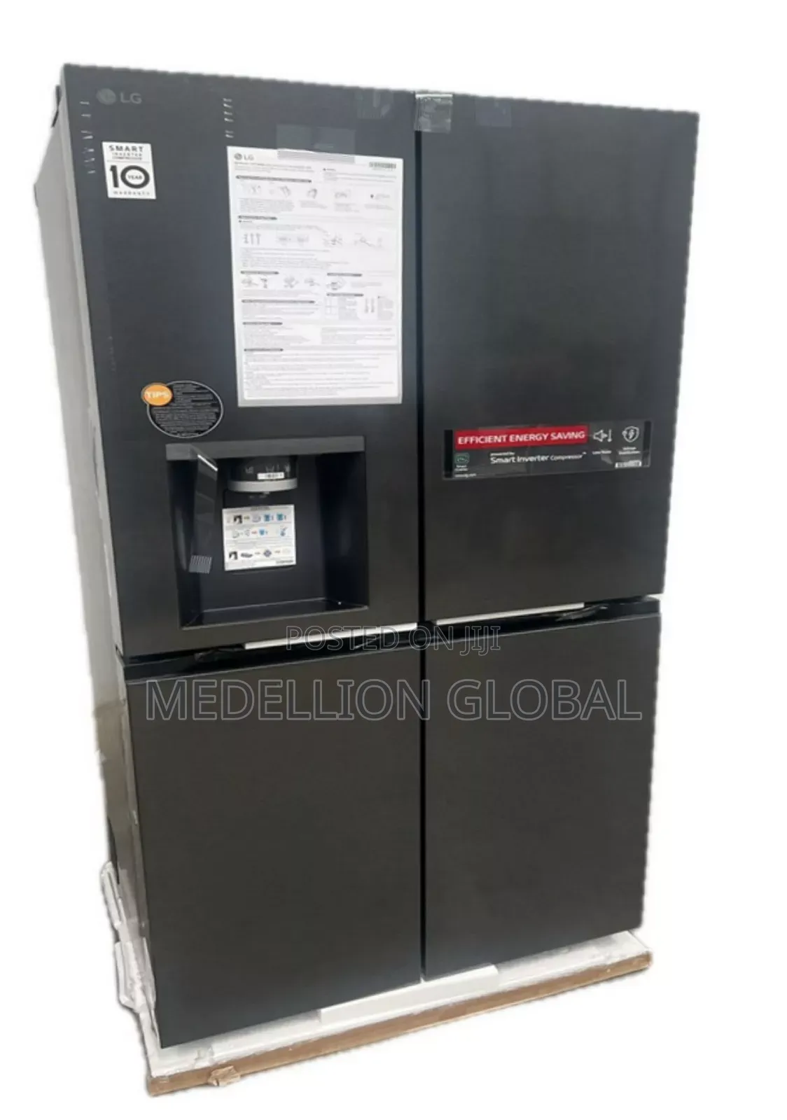 Lg 570l Side-by-Side Fridge - Ref22ffqpb