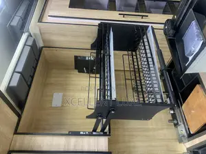 80cm Black Pull Down Plate Rack