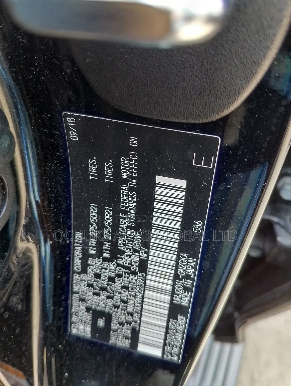 Lexus LX 2018 Black