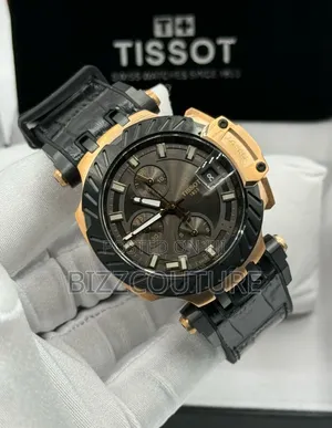 Original Tissot 1853 Black Genuine Leather Watch