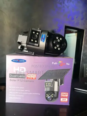 Dual Lens Solar PTZ Camera 8mp