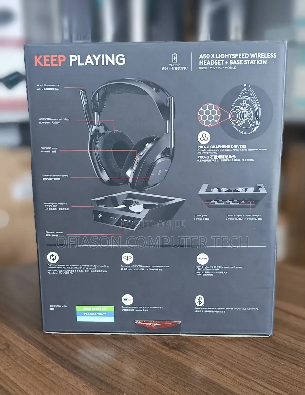 Logitech A50x Astro Lightspeed Wireless + Base Station