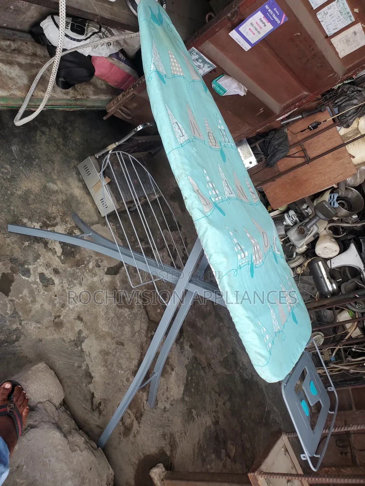Large Ironing Board With Clothes Rest and Stronger Legs