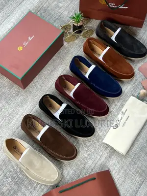 Original Loro Piana Loafers Shoes for Men
