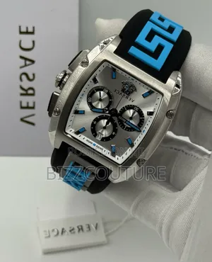 Original Versace Silver Dial Stainless Steel Case Watch