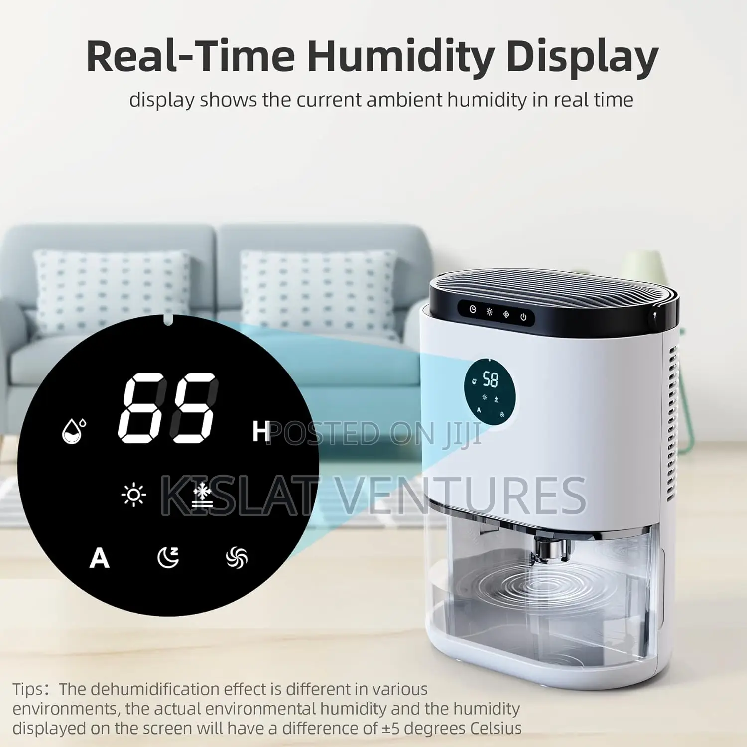 Tower 2.3l Dehumidifier With 48 Hour Timer