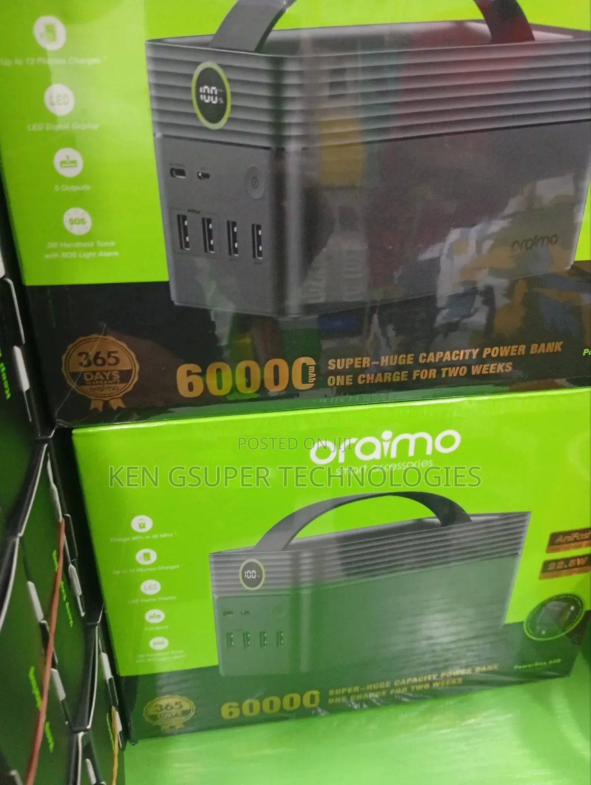 Oraimo Power Bank 60000mah