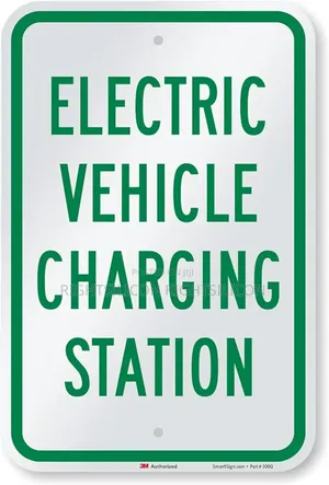 Usa Smartsign "Electric Vehicle Charging Station" Sign | 12