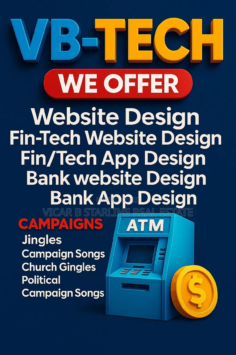 Bank App/Website Design, Flyer Design, Gingle Making