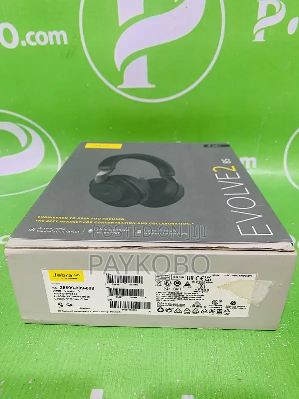 Jabra Evolve2 85 Link380c Uc Headset USB-C Without Stand