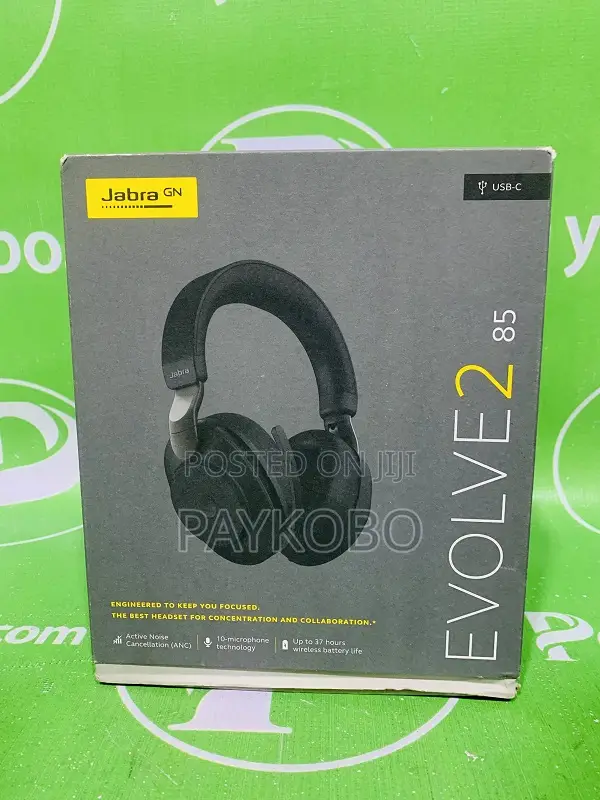 Jabra Evolve2 85 Link380c Uc Headset USB-C Without Stand