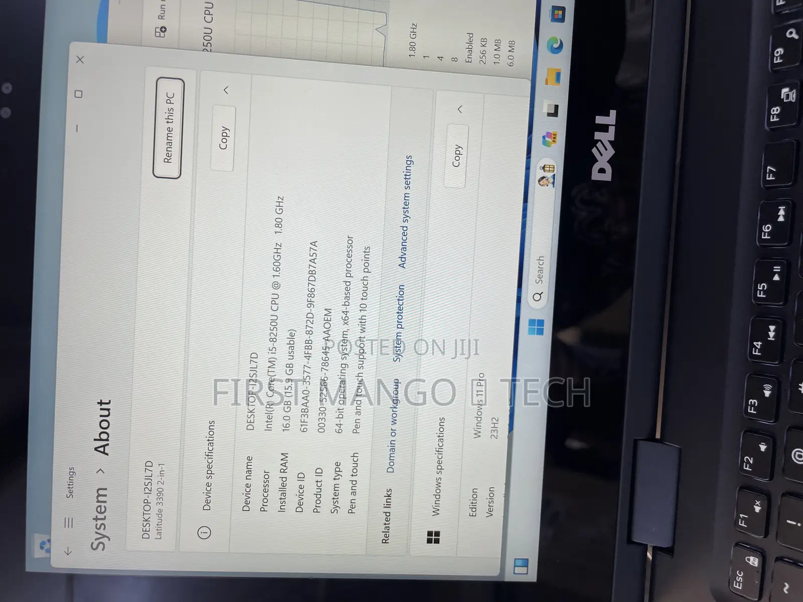 Laptop Dell Latitude 3390 16GB Intel Core i5 SSD 256GB
