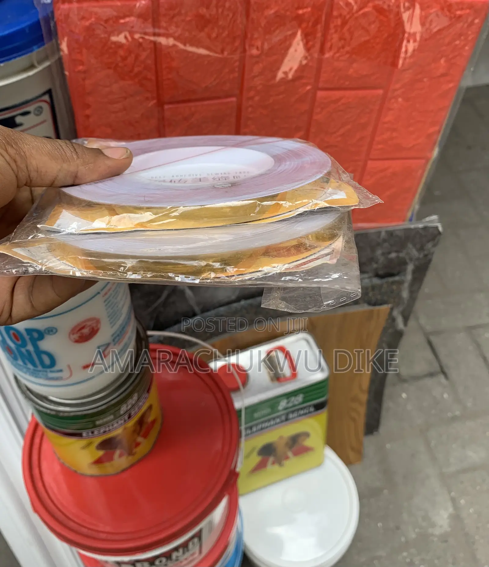 Wall Decor Gold Tape Sticker 10mm/ 1cm Width