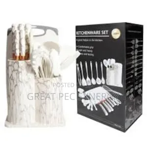 25 Pieces Set of Kitchenware Set With Spons and Knives