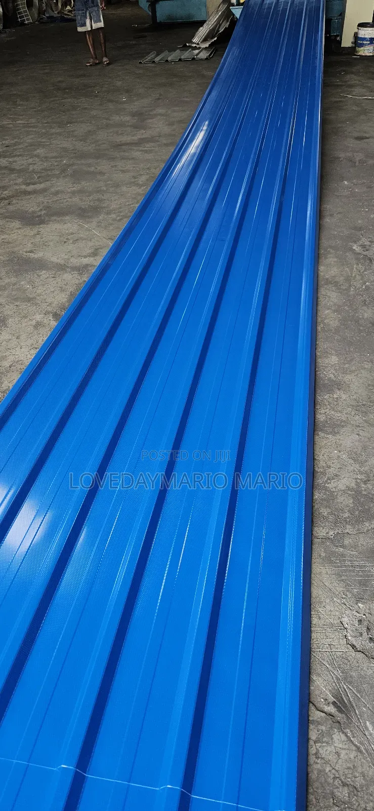 Long Span Roofing Deep Blue